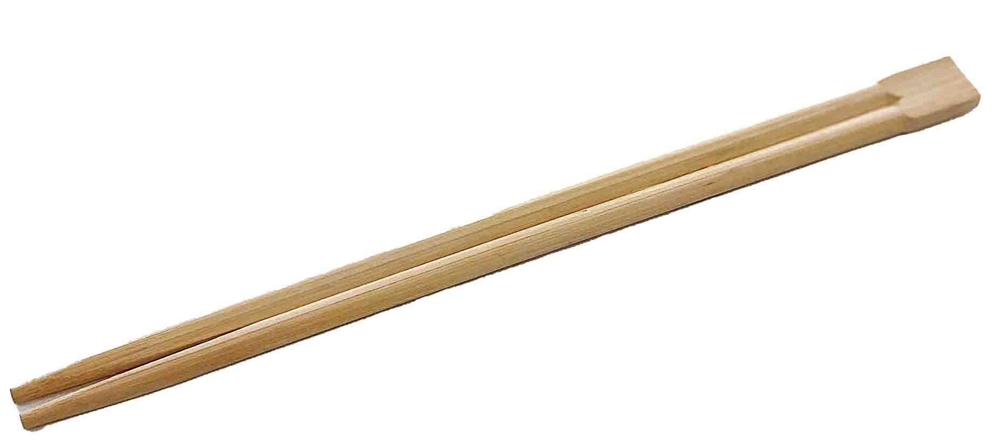 21cm Bamboo Twin Chopsticks Unwrapped