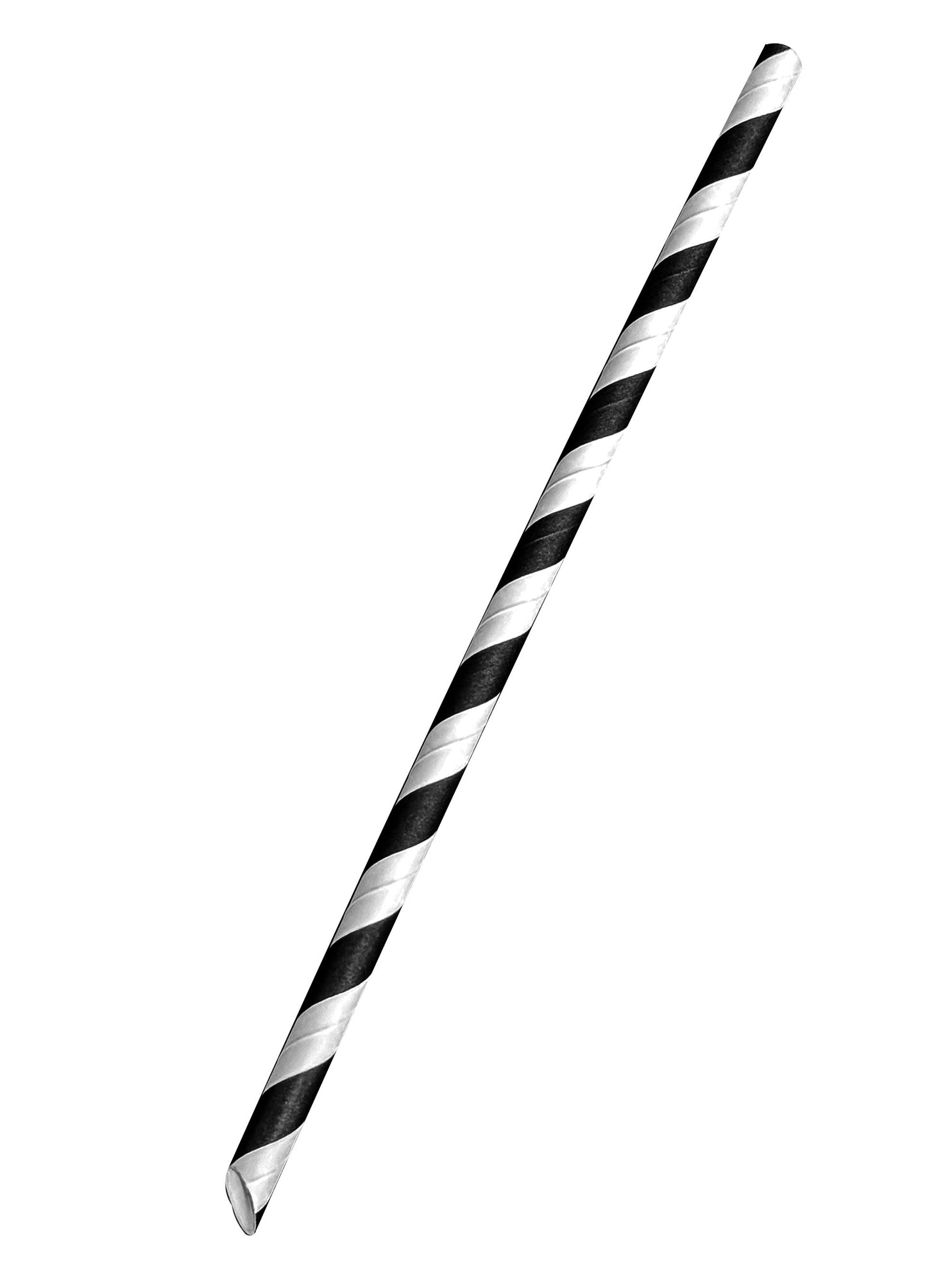 Paper Jumbo Drinking Straws Striped (2 Colors)