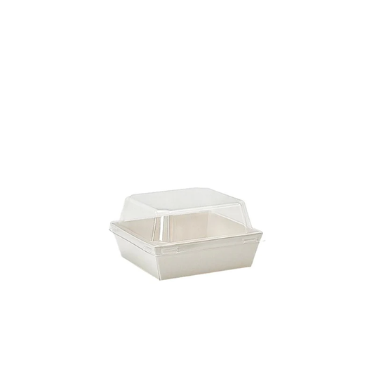 10x10 White Tray With PET LID
