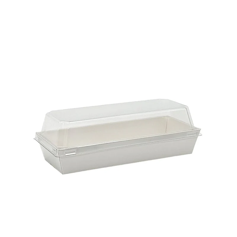 19x8.5 White Tray With PET LID
