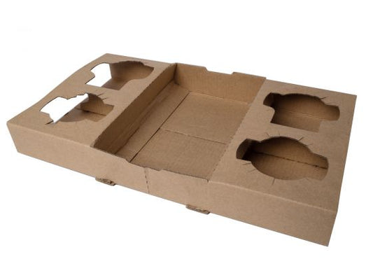 4 Cup Holder Flute Tray