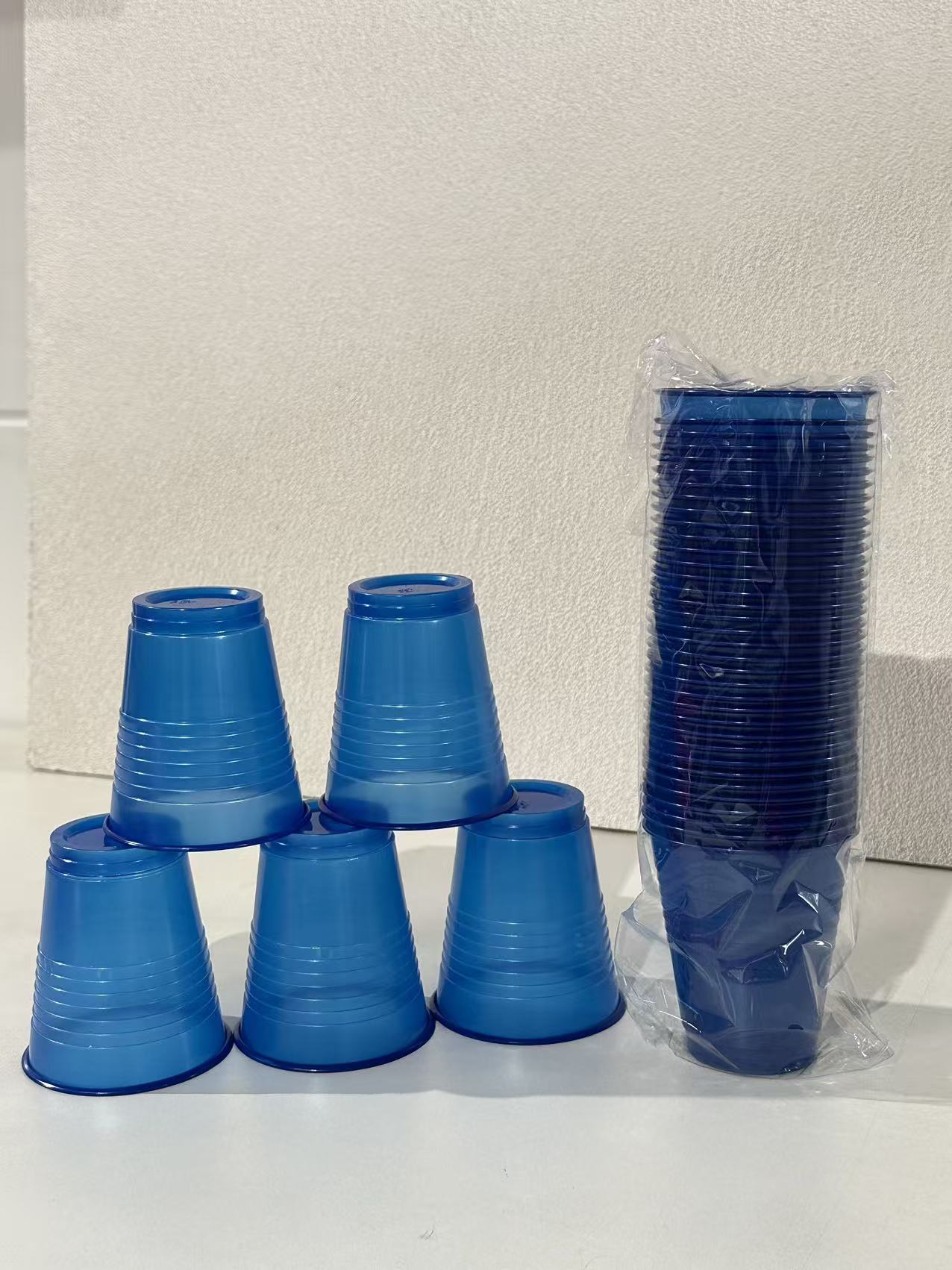 6oz Assorted Colour Plastic Cups