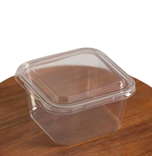 350ml Dessert Container Square with Lid Set