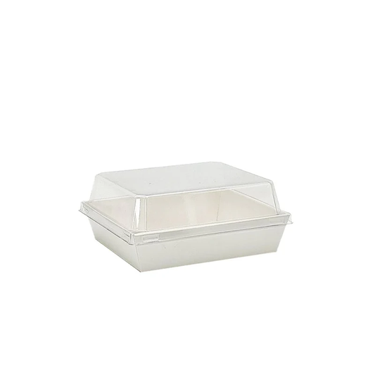 13x14 White Tray With PET LID