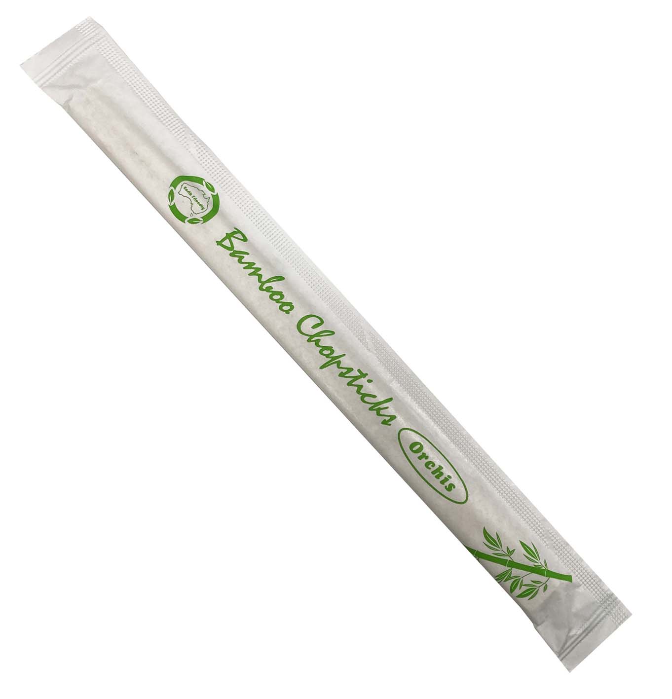 21cm Bamboo Twin Chopsticks Full Paper Wrapped