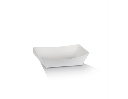 Small Tray White Cardboard