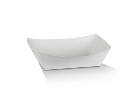 Large Tray White Cardboard