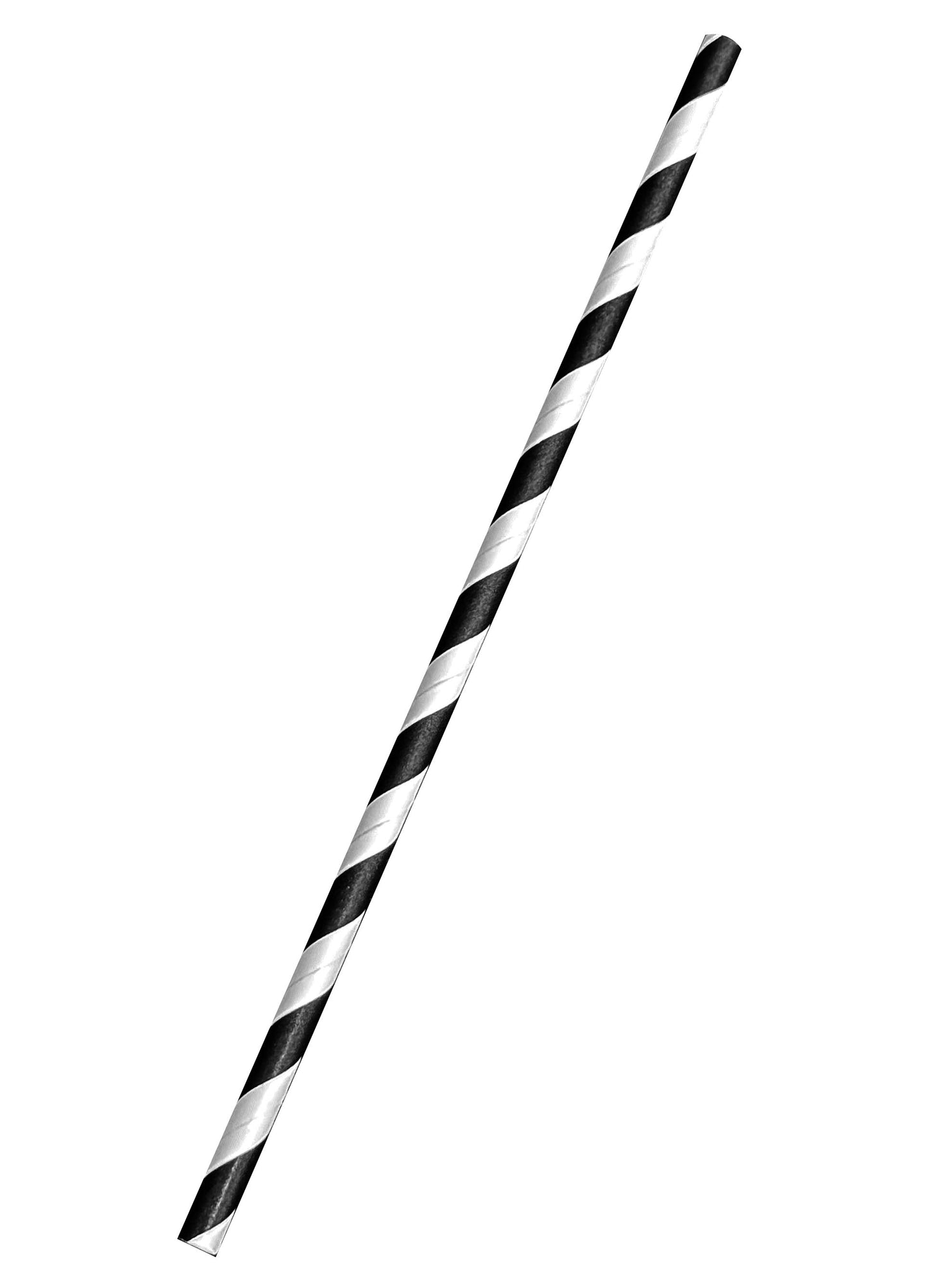 Paper Regular Drinking Straws Striped