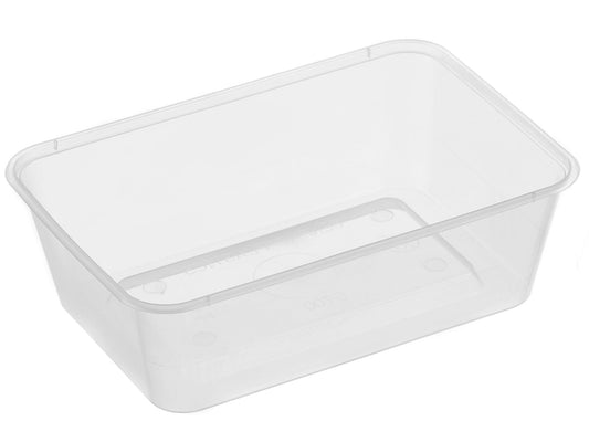 650ml Genfac Rectangular Recyclable Container (2 Colors)
