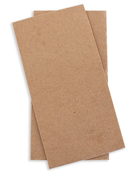 2-Ply Quilted Dinner Napkin GT Fold Brown Kraft