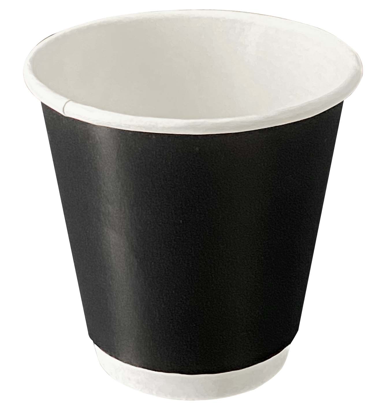 8oz Squat Smooth Double Wall Paper Cup (2 Colors)