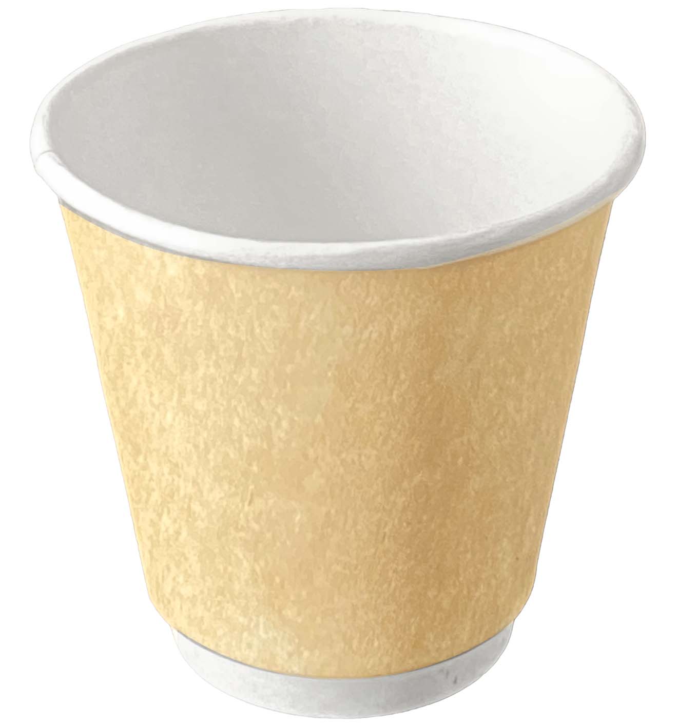 8oz Squat Smooth Double Wall Paper Cup (2 Colors)