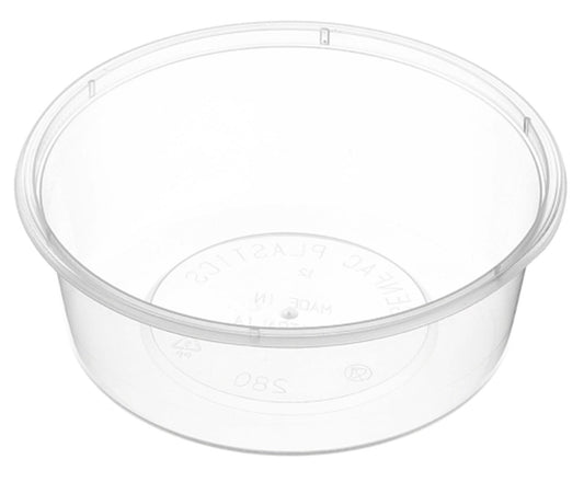 280ml/440ml/500ml/600ml/700ml/850ml Genfac Plastic Round Container