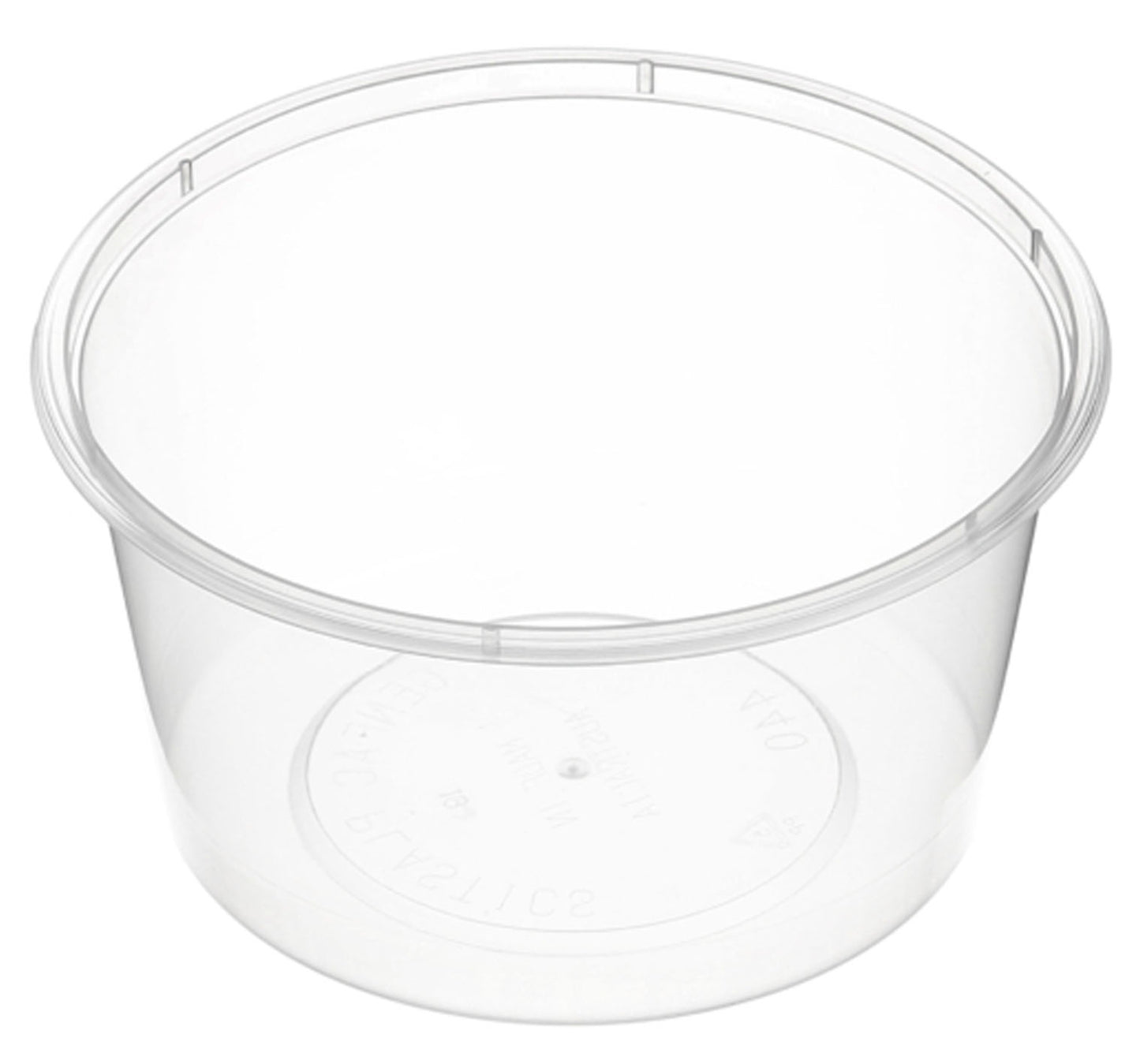 280ml/440ml/500ml/600ml/700ml/850ml Genfac Plastic Round Container