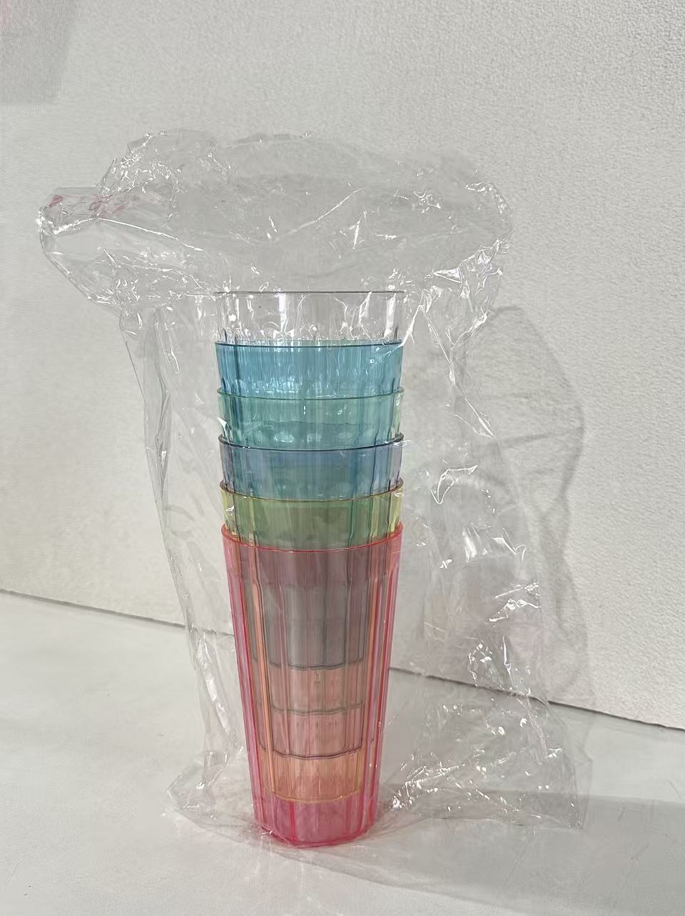 16oz Reusable Plastic Cups Assorted Colours