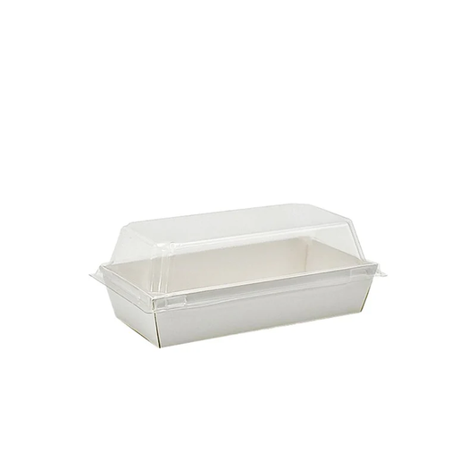 15x8.5 White Tray With PET LID
